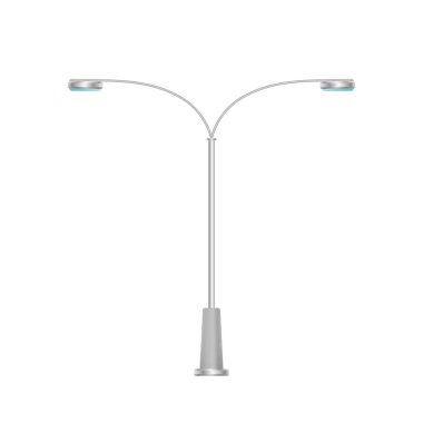 Sokak lambalarının vektör illüstrasyonu