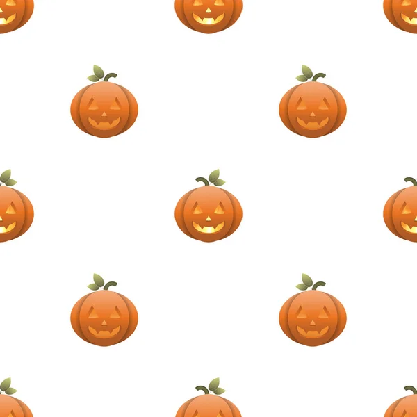 Halloween Zucche Icona Vettoriale Illustrazione — Vettoriale Stock