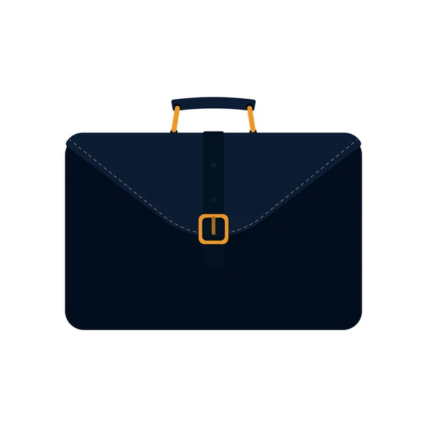 Briefcase Icon Flat Design Vector Illustration — Stock Vector