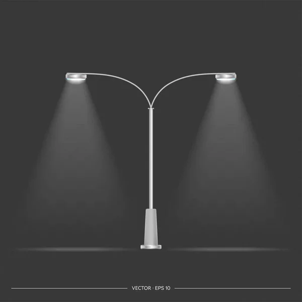 Illustration Vectorielle Des Lampadaires — Image vectorielle