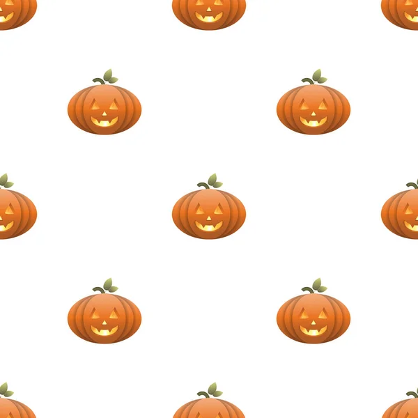 Halloween Pumpkins Icon Vector Illustration — Stock Vector