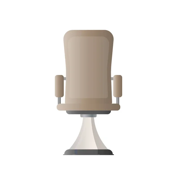 Bürostuhl Vektorillustration Eines Bürostuhls Für Einen Chef Isoliert Hintergrund — Stockvektor