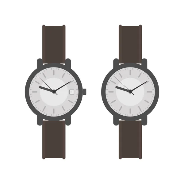 Vektor Illustration Der Armbanduhr — Stockvektor
