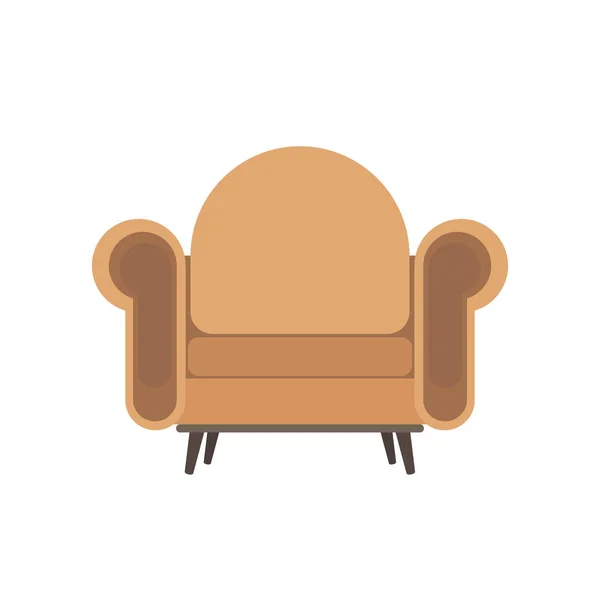 Armchair Icon Vector Illustration — Stock Vector