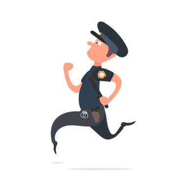 Takım elbiseli bir iş adamının vektör çizimi