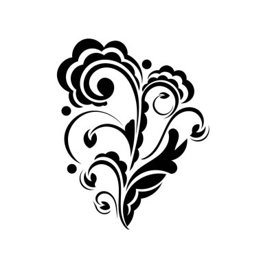 Klasik lüks eski moda İspanyol süsü, duvar kağıtları, tekstil, ambalaj...