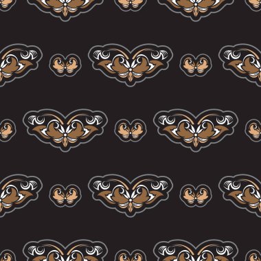 Kutlama kartları ve düğün davetiyeleri için doğulu vektör damask desenleri.