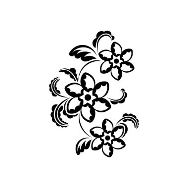 Retro süsleme antika akantisler. Logolar, parmak izleri ve kartpostallar için iyi. Vektör illüstrasyonu