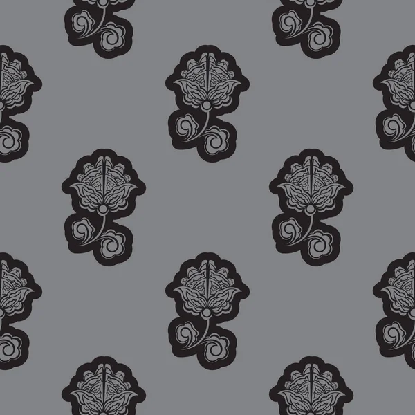 Nahtloses Muster Mit Antiken Ornamenten Gut Für Bekleidung Textilien Hintergründe — Stockvektor