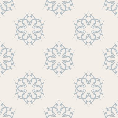 Süslü bej, pürüzsüz desen. Vektör illüstrasyonu.