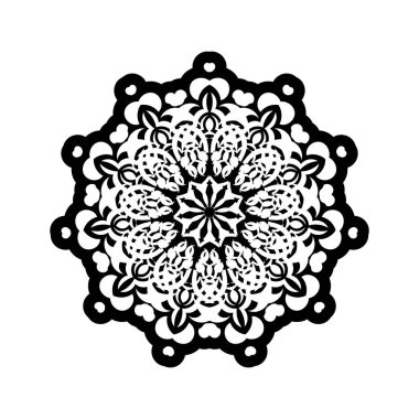 Çiçek şeklinde dekoratif süsler. Menüler, parmak izleri ve kartpostallar için iyi. Beyaz arkaplanda izole.