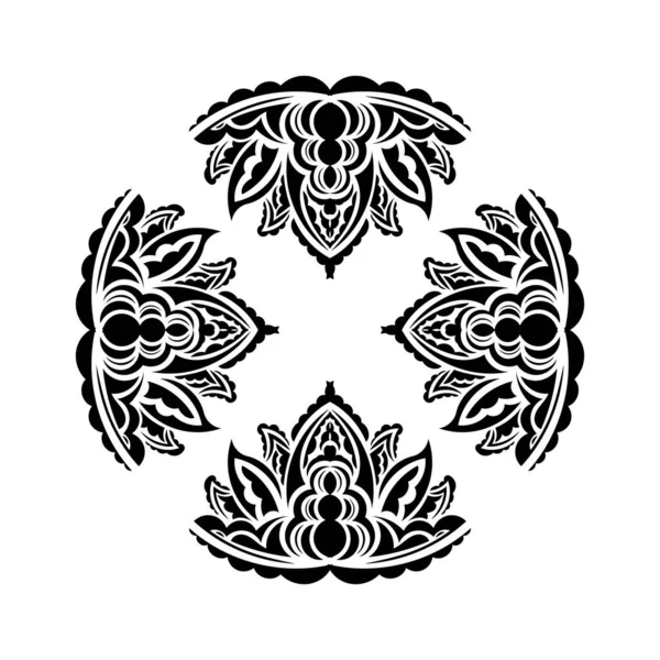 Adornos Decorativos Forma Flor Mandala Bueno Para Logotipos Impresiones Postales — Archivo Imágenes Vectoriales