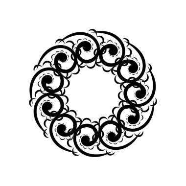 Arabesk ve çiçekli doğu desenleri. Menüler, dövmeler, parmak izleri ve kartpostallar için iyi. Vektör illüstrasyonu