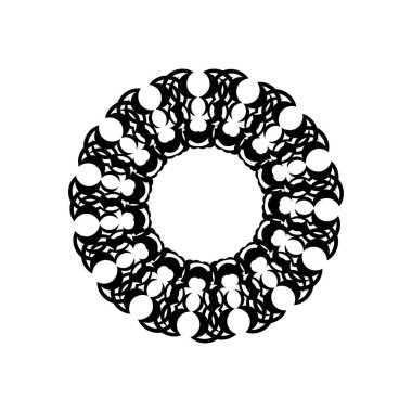 Celtics yuvarlak süsü. Vektör illüstrasyonu