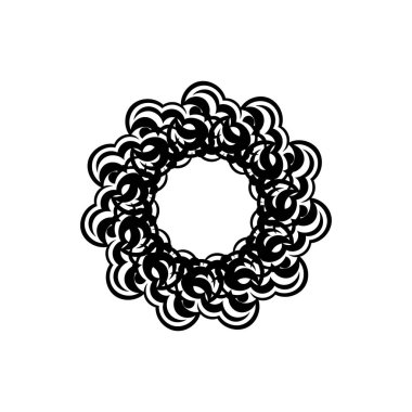 Celtics yuvarlak süsü. Logolar, parmak izleri ve kartpostallar için iyi. Vektör illüstrasyonu