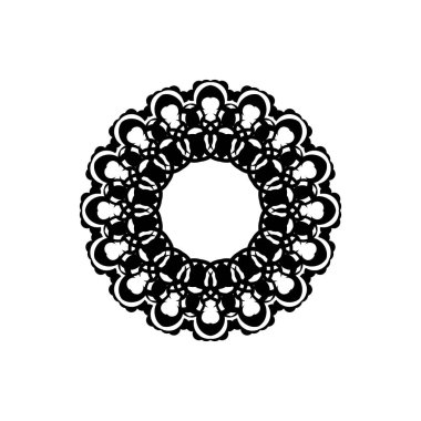 Celtics yuvarlak süsü. Menüler, parmak izleri ve kartpostallar için iyi. Vektör illüstrasyonu