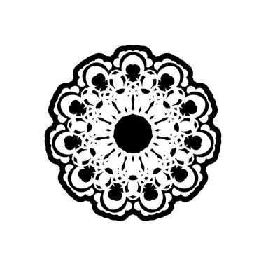 Celtics yuvarlak süsü. Logolar, parmak izleri ve kartpostallar için iyi. Beyaz arka planda izole edilmiş. Vektör illüstrasyonu