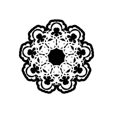 Celtics yuvarlak süsü. Logolar, parmak izleri ve kartpostallar için iyi. Beyaz arka planda izole edilmiş. Vektör illüstrasyonu