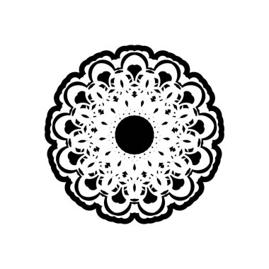 Celtics yuvarlak süsü. Menüler, parmak izleri ve kartpostallar için iyi. Beyaz arka planda izole edilmiş. Vektör illüstrasyonu