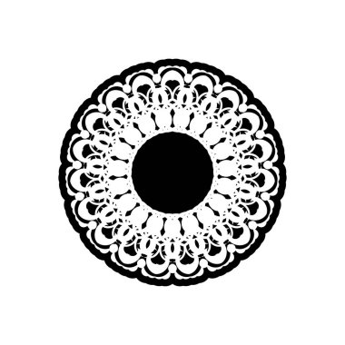 Celtics yuvarlak süsü. Logolar, parmak izleri ve kartpostallar için iyi. Beyaz arkaplanda izole.