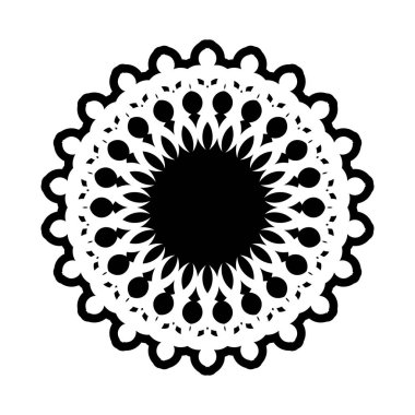 Dekoratif konsept soyut Hint mandala. resimleme