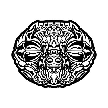 Maori dövme tasarımı. Dövme için fikir