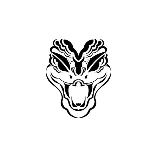 Tête Cobra Illustration Vectorielle Pour Impression Affiche Autocollant Logo Tatouage — Image vectorielle