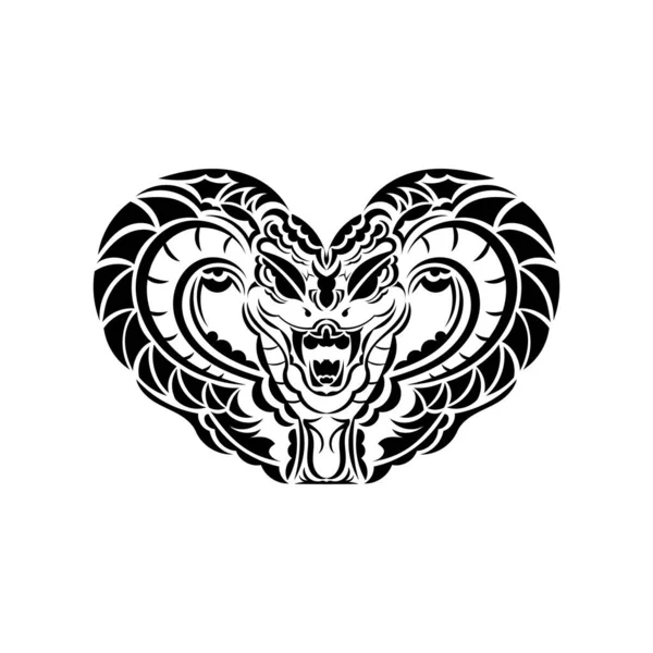 Anaconda Kígyó Vektor Illusztráció Művészet Tetoválás Logó Címke Jel Poszter — Stock Vector