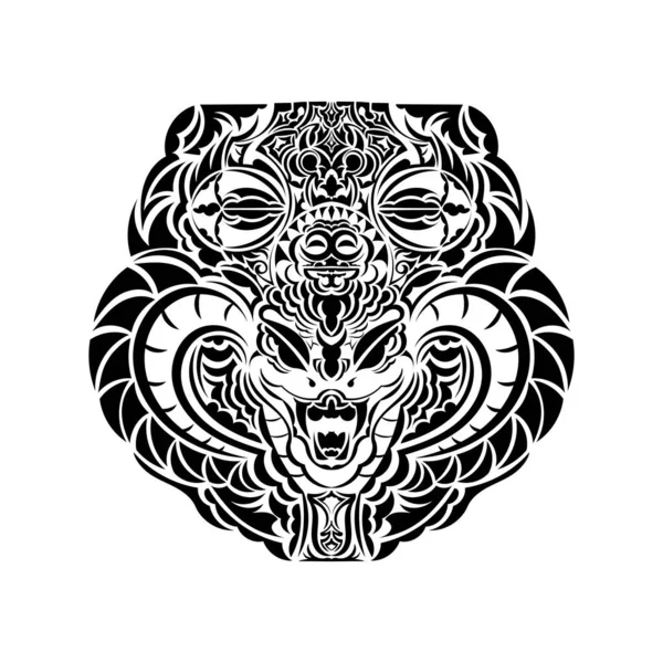 マオリのタトゥーデザイン タトゥーのアイデア — ストックベクタ