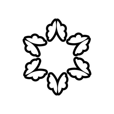 Mandala kolay desen boyama sayfası. Yaşlılar, yetişkinler ve çocuklar için mükemmel. Eps 8 içinde vektör