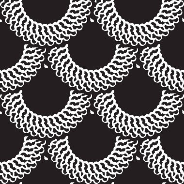 Soyut klasik geometrik duvar kağıdı desenli, dikişsiz arka plan. Vektör illüstrasyonu