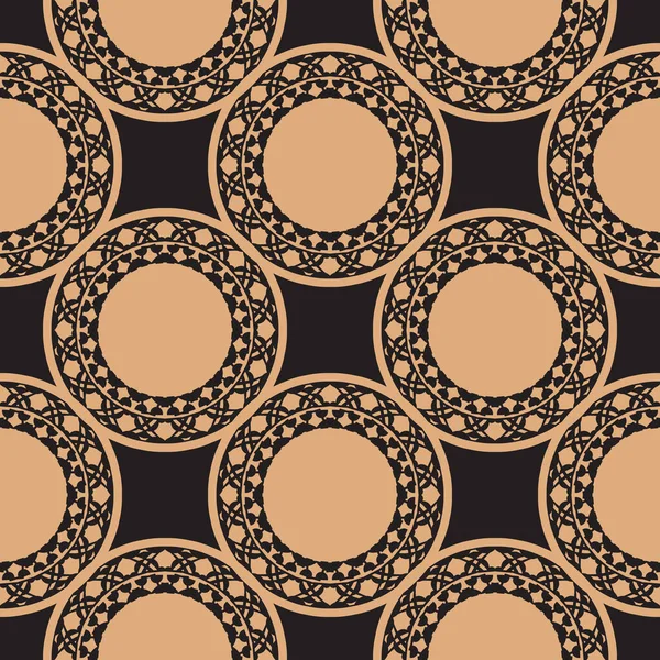 Dunkle Taufrische Nahtlose Muster Mit Vintage Ornamenten Hintergrund Einer Vorlage — Stockvektor