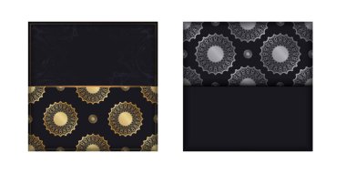 Altın Yunan desenli koyu renk uçucu