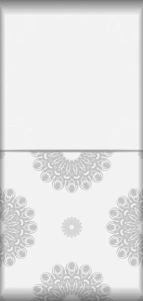 Vector Prepare Your Invitation Card Place Your Text Black Patterns — Stock Vector