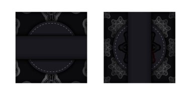 Hint desenli siyahlı tebrik uçağı baskıya hazır..