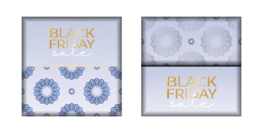 Bej rengi yuvarlak desenli Kara Cuma indirimi posteri