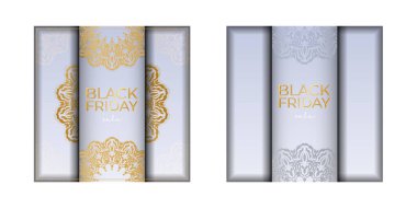 Baner Black Friday bej ve lüks süsler.