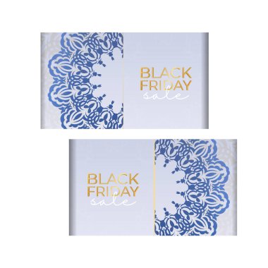 Baner Black Friday geometrik desenli bej rengi
