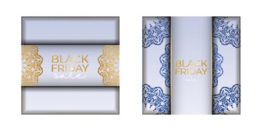 Baner İndirimi Kara Cuma Bej Geometrik Süslemesi