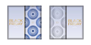 Bej renkli, lüks süslemeli Kara Cuma reklamı.