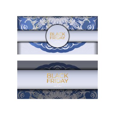 Yunan Süslemeleriyle Bej Siyah Cuma Reklamları