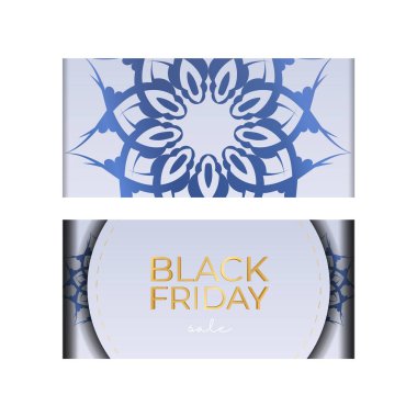 Bej Siyah Cuma Satış Partisi Süslü Posteri