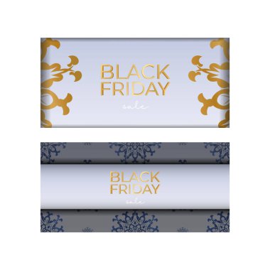 Bej Siyah Cuma 'nın Reklam Kutlaması Geometrik Şablonu