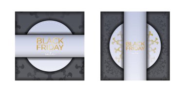 Bej Vintage Model Kara Cuma Satış Partisi Reklamları