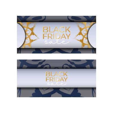 Kara Cuma için Geometrik Süslemeli Kutlama Posteri