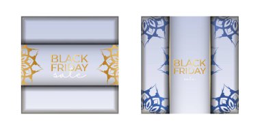 Bayram Baner Kara Cuma 'sı bej renginde ve lüks süslemelerle