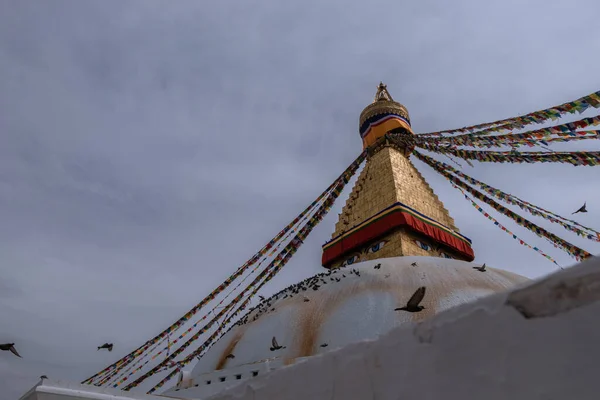 Boudhanath Stúpa Jednou Největších Stúpy Světě Která Nachází Káthmándú Nepál — Stock fotografie