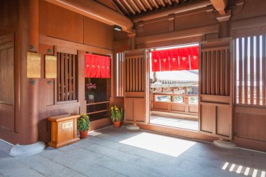 Çinli bir tapınağın iç