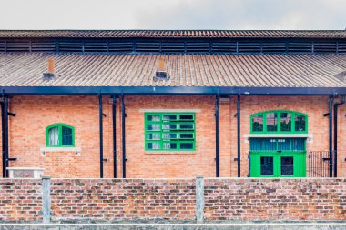 kırmızı tuğla duvar