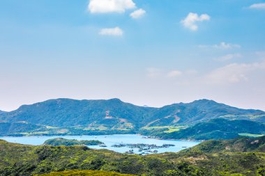 Hong Kong kırsal manzara